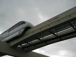 Monorail train, Las Vegas, Nevada